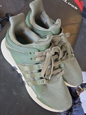 adidas Men's Olive Green Athletic Sneakers